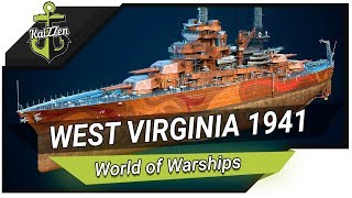 Превью: Линкор West Virginia 1941 - Не первый с большими пушками - Обзор