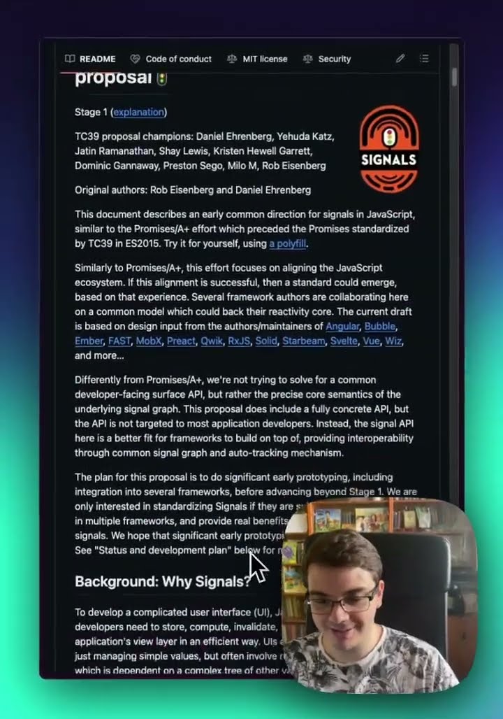 Превью: JavaScript: Signals Proposal #javascript