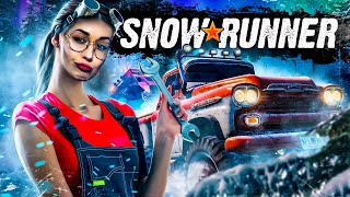 Превью: SnowRunner🦀БАБА ЗА РУЛЁМ! НАЧАЛО! #1