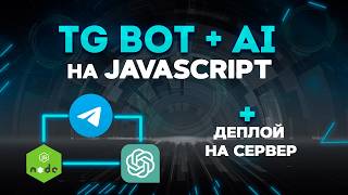 Превью: Telegram бот + AI (openai api) на Javascript. + Деплой на сервер за 10 минут