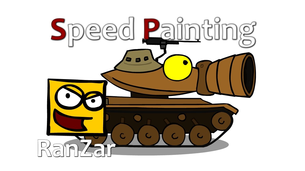 Speed Paint Т49. RanZar. Рандомные Зарисовки.