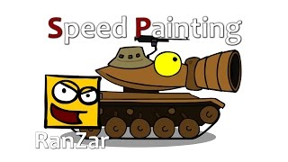 Превью: Speed Paint Т49. RanZar. Рандомные Зарисовки.