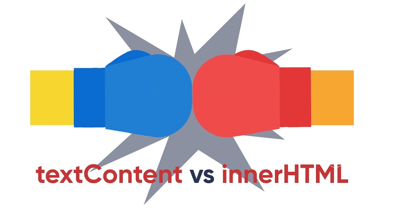 JavaScript textContent vs innerHTML