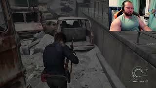 Превью: resident evil requiem заварушка на бензоколонке, как убить зомби с бензопилой (часть 11)