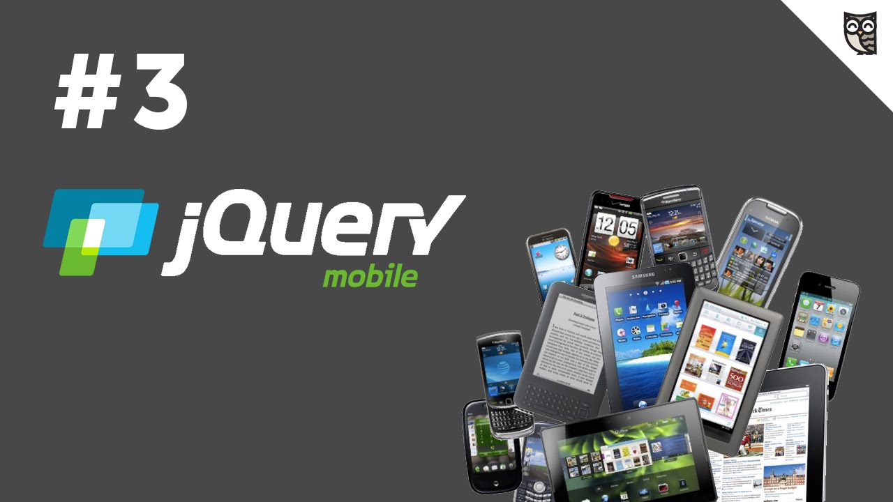 jQuery Mobile. Урок №3 - Компоненты интерфейса пользователя. Часть 1.