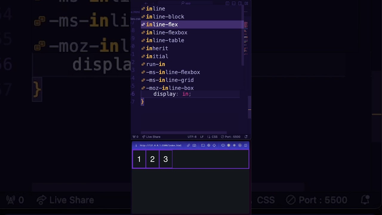 CSS: display flex и inline-flex