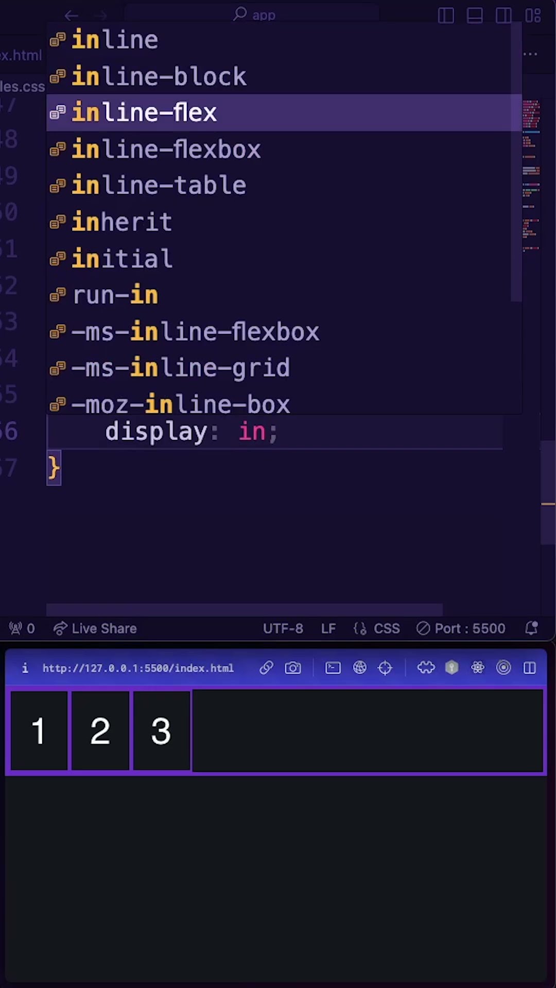 Превью: CSS: display flex и inline-flex