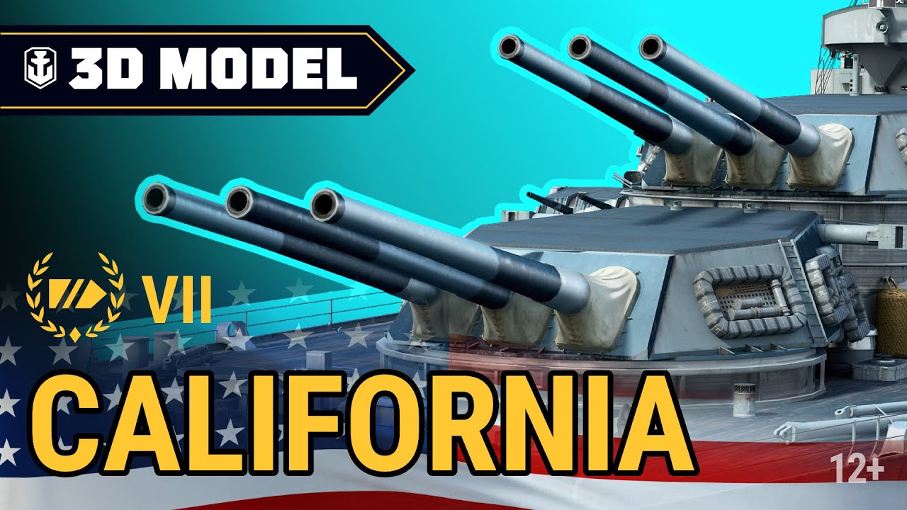 Сухой док. California — американский линкор | World of Warships