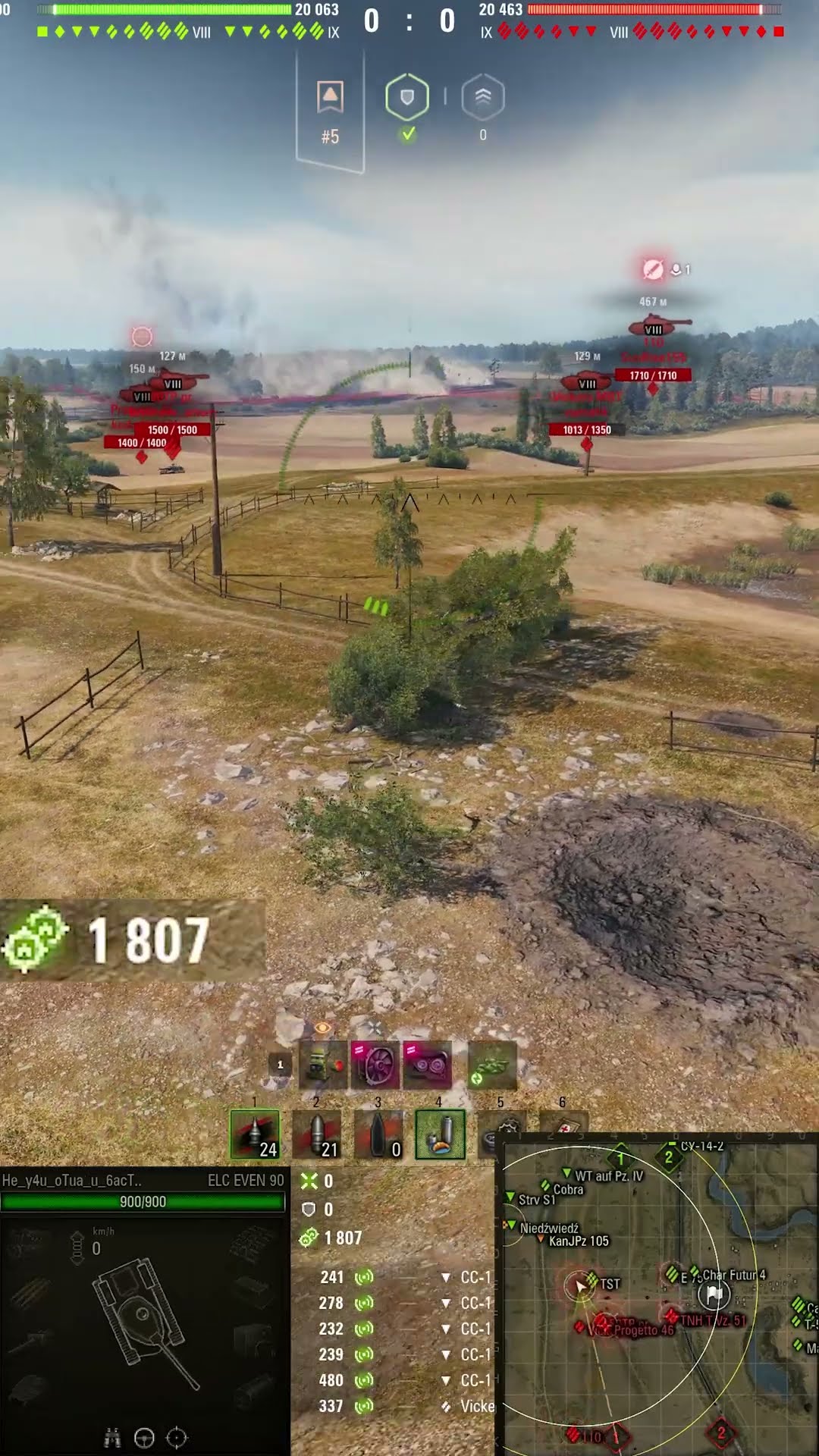 Превью: 17495 НА ELC EVEN 90 НАСВЕТИЛ!  #вотпатруль #wot #worldoftanks