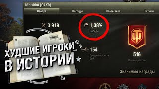 Превью: Худшие игроки WoT в истории - Книга антирекордов №13 [World of Tanks]