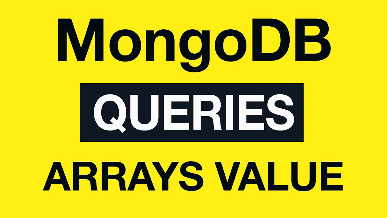 11 MongoDB Query Arrays by Specific Value