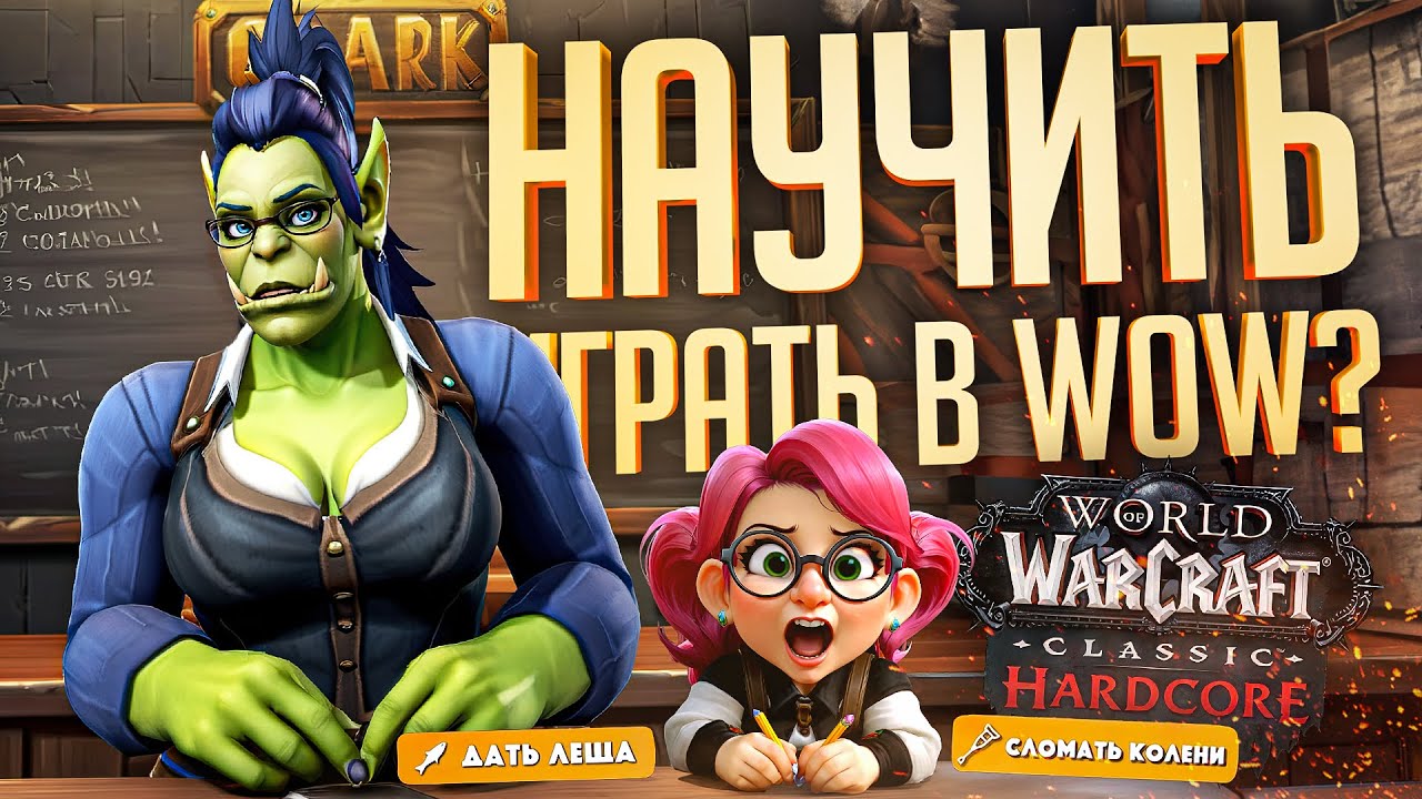 ОНА СОВСЕМ НЕ УМЕЛА ИГРАТЬ В WOW, НО Я ВЗЯЛ ЕЁ В УЧЕНИЦЫ! — WOW Hardcore // ОБРАЗОВАТЕЛЬНАЯ НАРЕЗКА