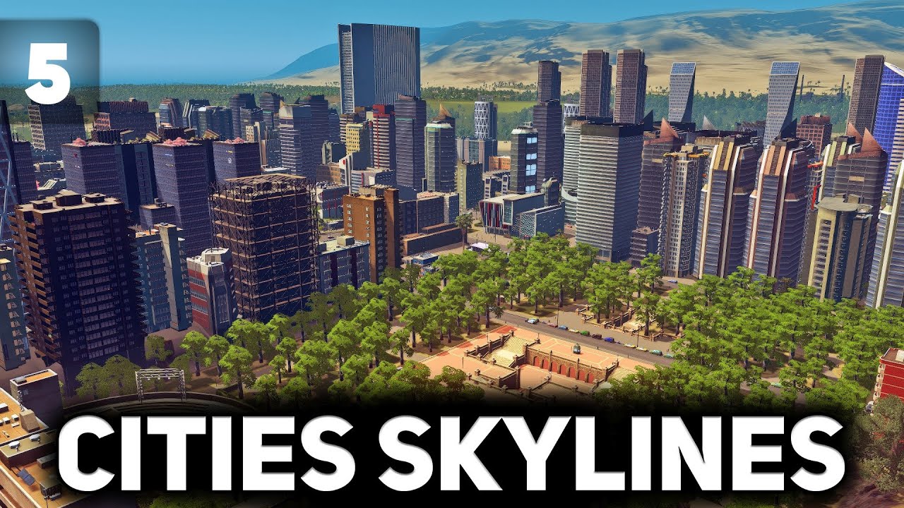 Превью: Дубайская железная дорога и новые районы 🏙️ Cities: Skylines [PC 2015] #5