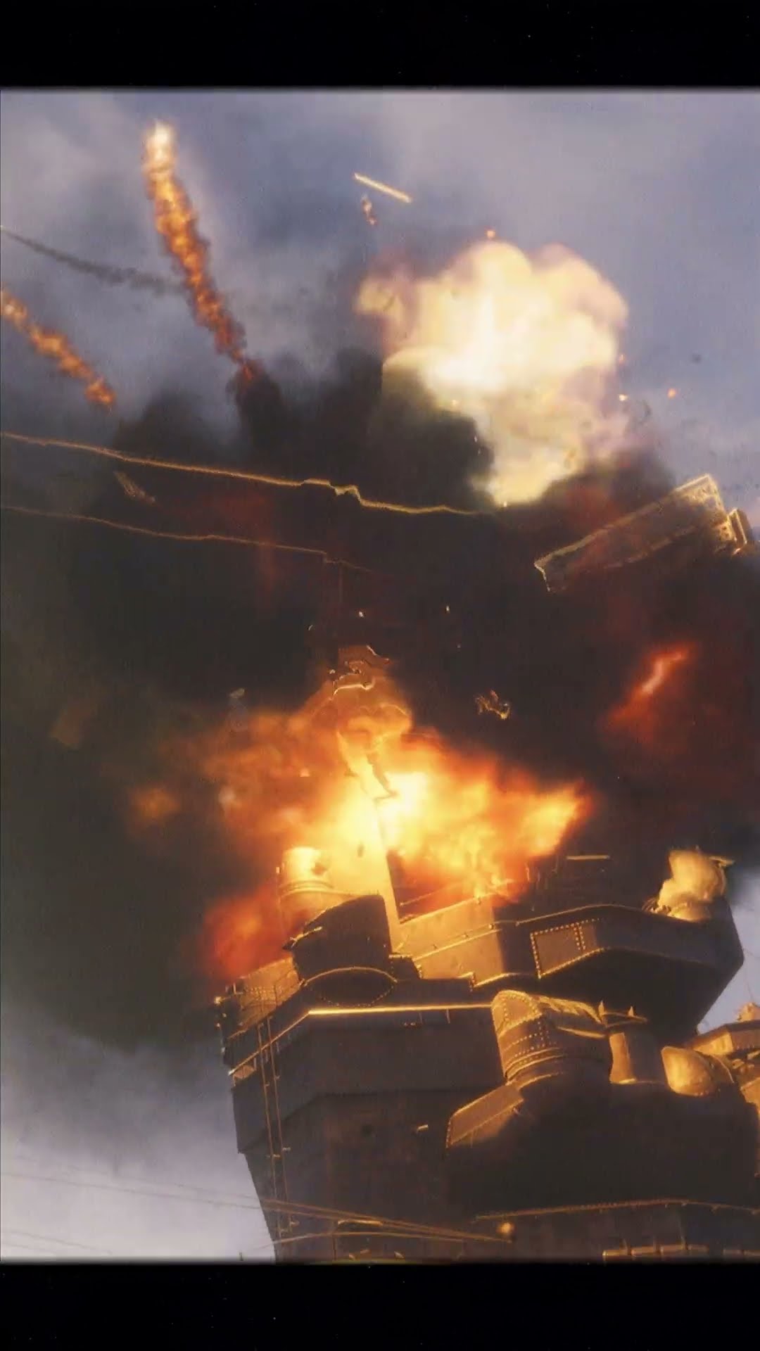 Превью: Первые минуты сражения #Мусаси #ЧтоЕсли #МирКораблей