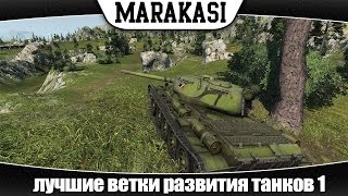 Превью: World of Tanks лучшие ветки развития танков #1