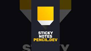 Превью: ⚡ Sticky notes в Pencil.dev — дизайн одним промптом!