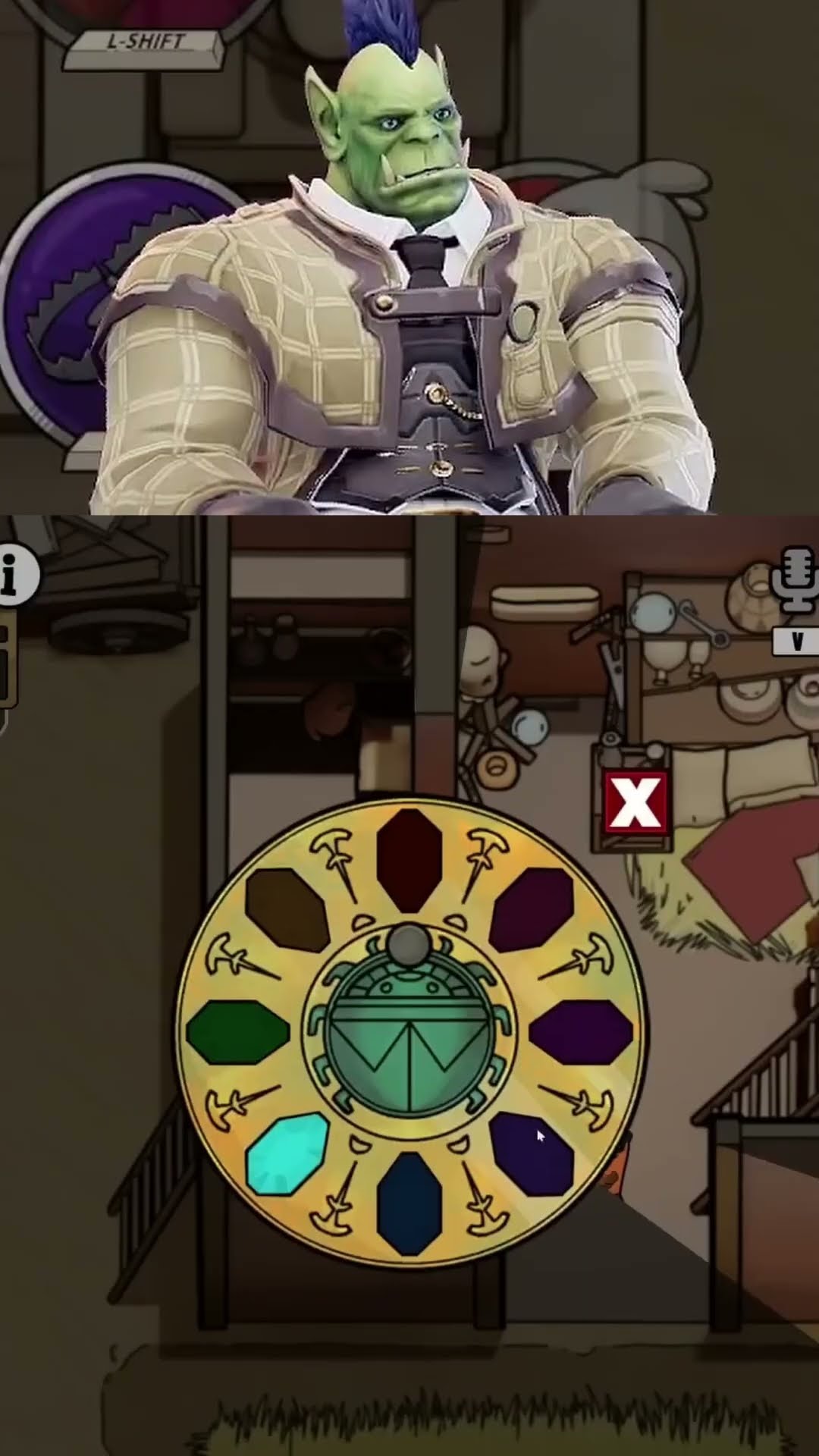 Превью: МИМИК ПРОВЕРЯЛ НА МИМИКА МЕНЯ???? #goosegooseduck #игры #гуси #amongus #амогус #твич