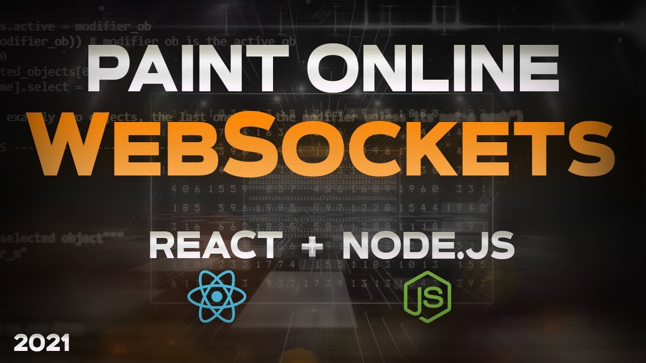 Websockets React &amp; Node js ПОЛНЫЙ КУРС PAINT ONLINE &amp; Canvas