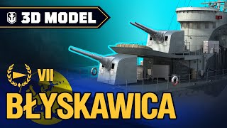 Превью: Сухой док. Эсминец Błyskawica в World of Warships.