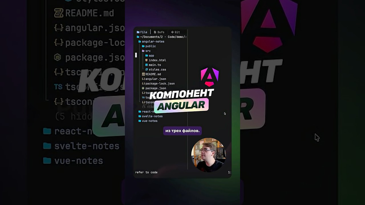 Компонент Angular #angular #component #typescript #ts #frontend #framework #webdev