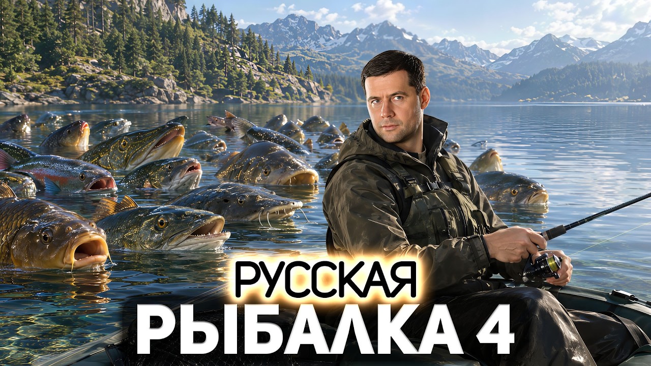 Превью: 🎶 Клюёт так, что за душу берёт 🪝 Русская Рыбалка 4 [PC 2018]