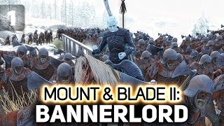 Превью: Играем за Короля Ночи. Трепещи, Север 👑 Mount & Blade II: Bannerlord [PC 2022] #1