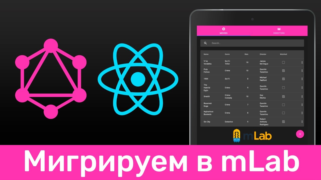 GraphQL #6 Мигрируем данные на mLab (Migration to mLab)