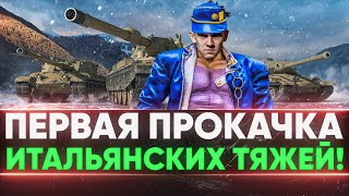 Превью: ПЕРВАЯ ПРОКАЧКА ИТАЛЬЯНСКИХ ТЯЖЕЙ! НЕВЕРОЯТНЫЙ НИРДЖО в World of tanks!