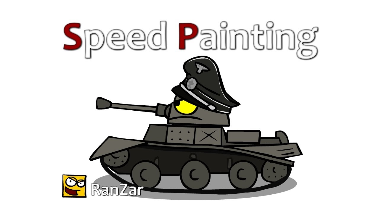 Speed Painting. Pz. RanZar. Рандомные Зарисовки.