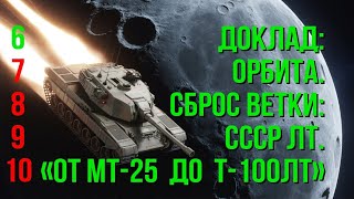 Превью: ОТ МТ-25 ДО Т-100 ЛТ. Часть 2. Орбита. Ветка Советских ЛТ.