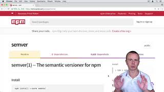 Превью: 07 CHALLENGE - Install Semver package