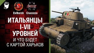 Превью: Итальянцы I-VII уровней и что будет с картой Харьков - Танконовости №194 - От Evilborsh и Cruzzzzzo