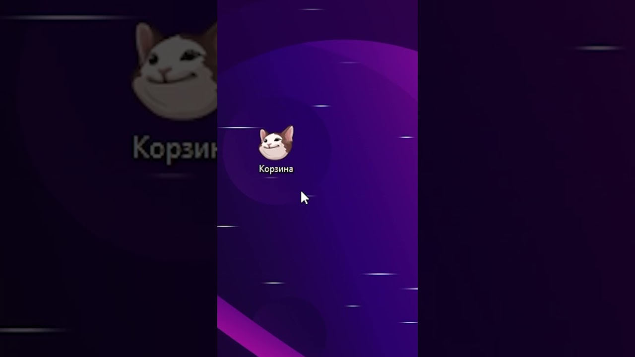 Корзина WINDOWS кошка Овсянка :3 (PopCat)