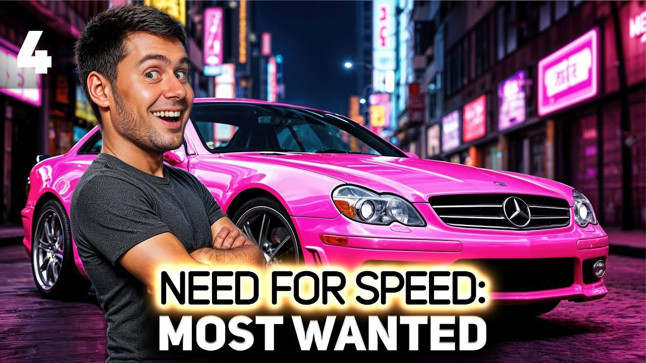 Розовый мерседес 🏁 Need for Speed: Most Wanted [PC 2005] #4