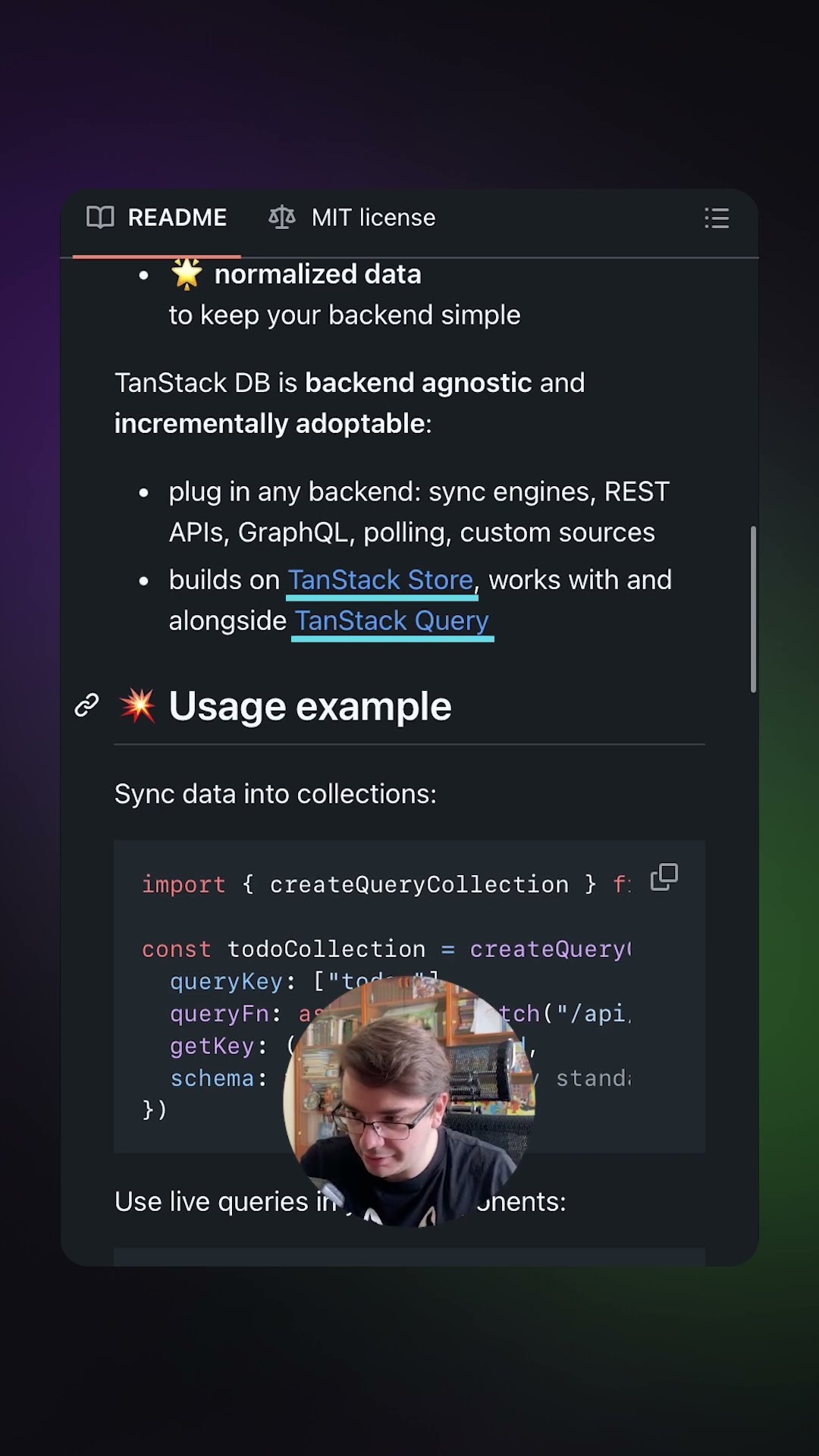 Превью: Новости разработки | TanStack DB | #react #vue #frontend #backend #javascript