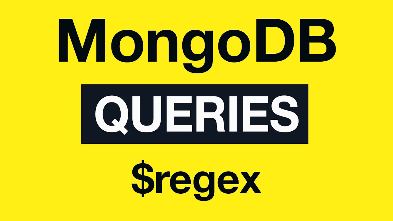 17 MongoDB Queries - $regex operator