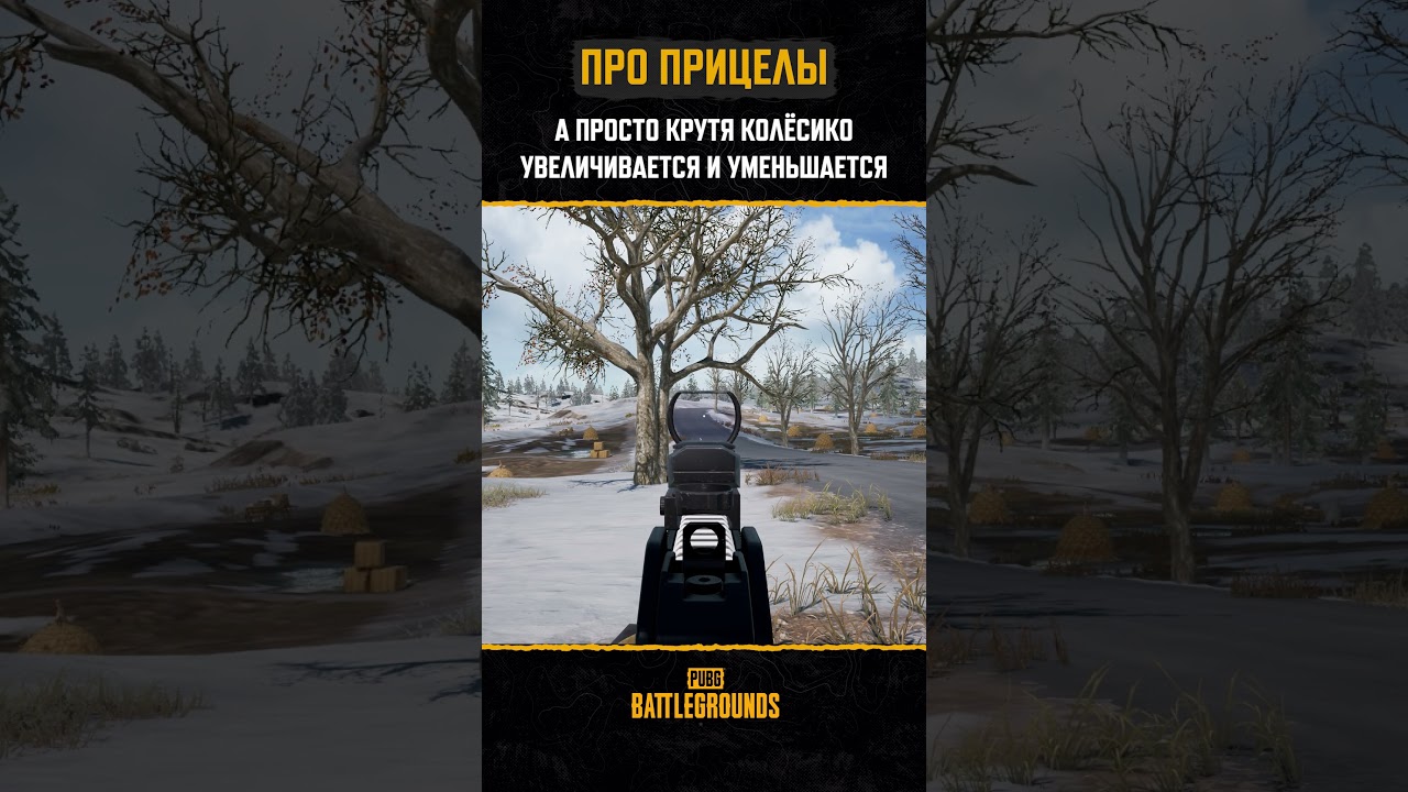 📍 Про прицелы для точных побед #pubg #battlegrounds #battleroyale