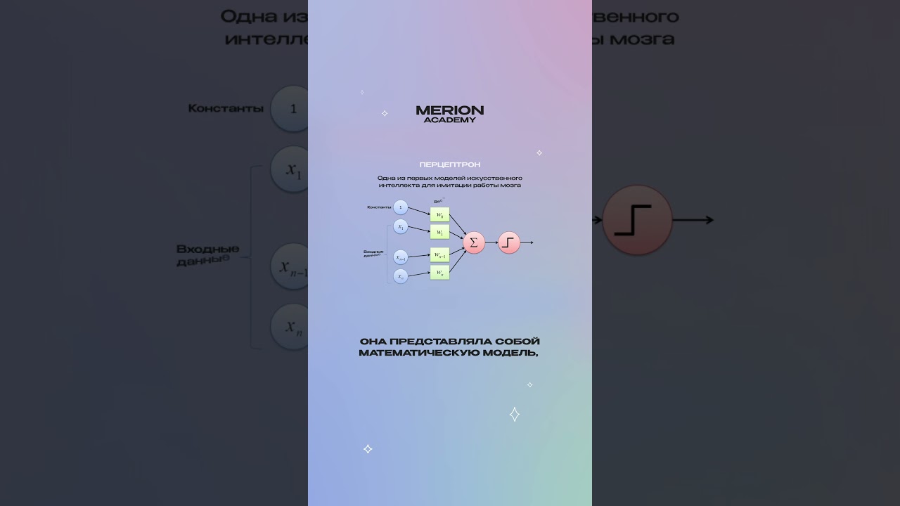 Что такое перцептрон?