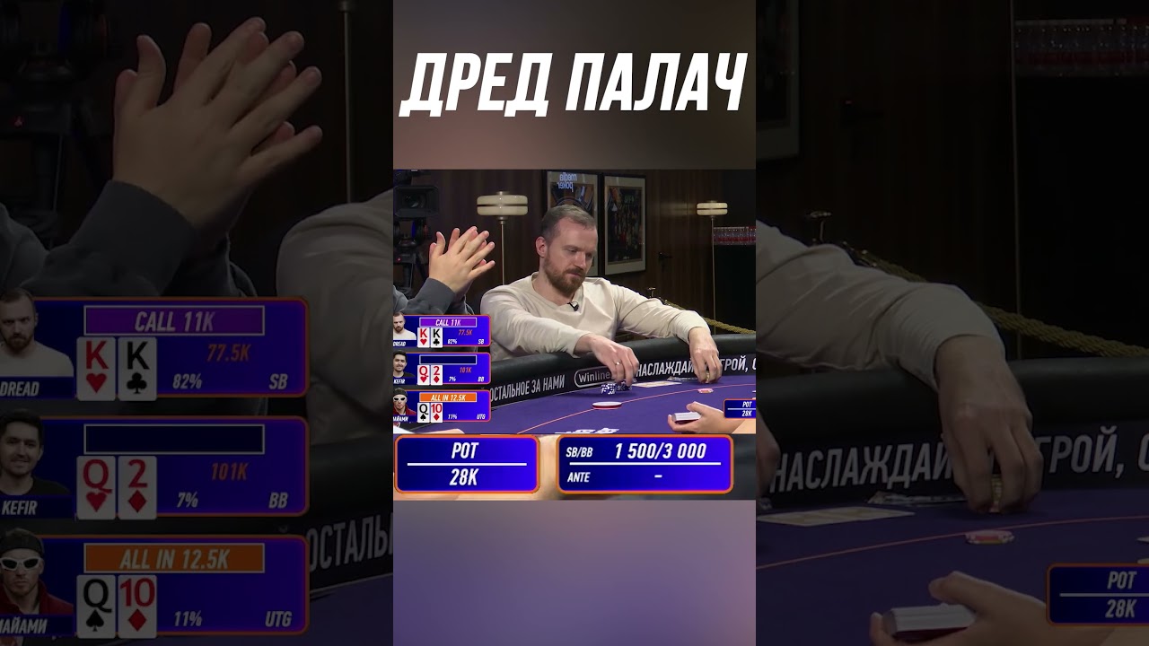 НЕРЕАЛЬНЫЕ 3% | ВИНЛАЙН МЕДИА ПОКЕР 4 #shorts #poker #майами