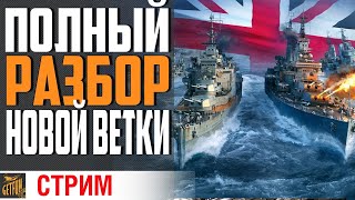 Превью: БРИТАНСКИЕ ТЯЖЕЛЫЕ КРЕЙСЕРЫ.  ОСМОТР ВЕТКИ⚓ World of Warships