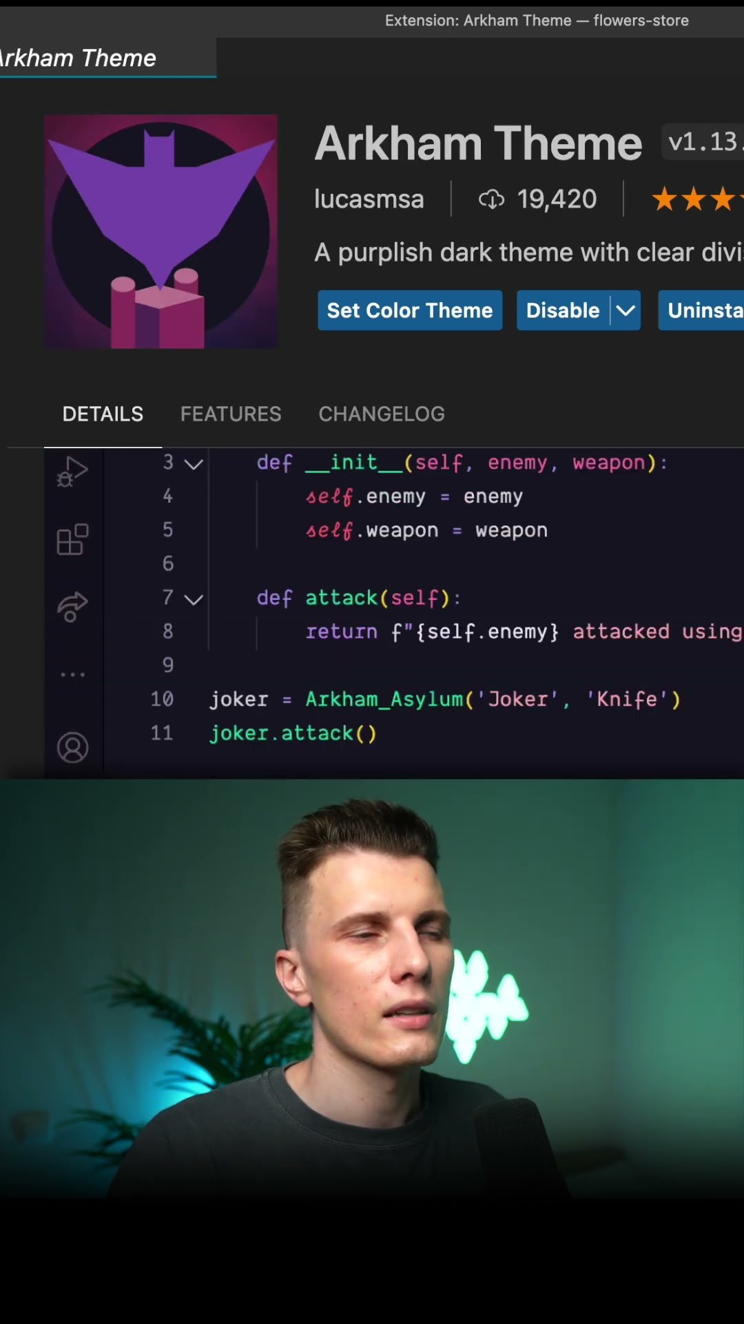 Превью: Лучшие ТЕМЫ VS CODE | Visual Studio Code #vscode