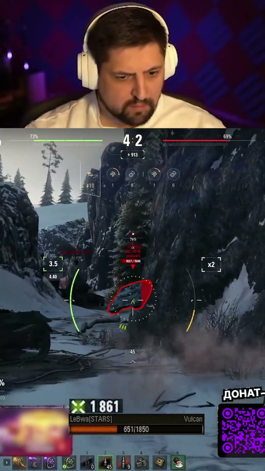 Превью: Twitch: LeBwa_BB | ЛЕВША КОЛЛЕКЦИОНИРУЕТ МАСТЕРОВ НА VULCAN — ТАНК ИЗ КОРОБОК