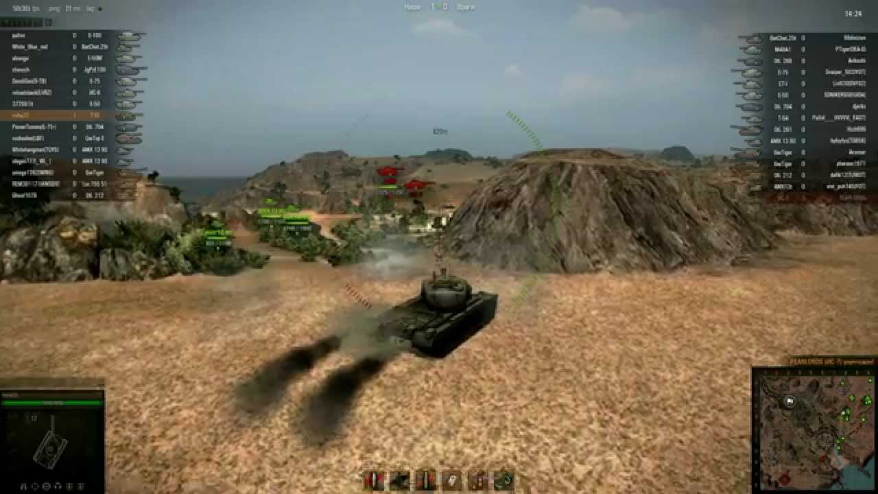 wot one shot ИС7 с т30