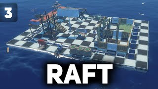 Превью: Ставим моторы, штурвал и понеслась ⛵ Raft [PC 2018] #3