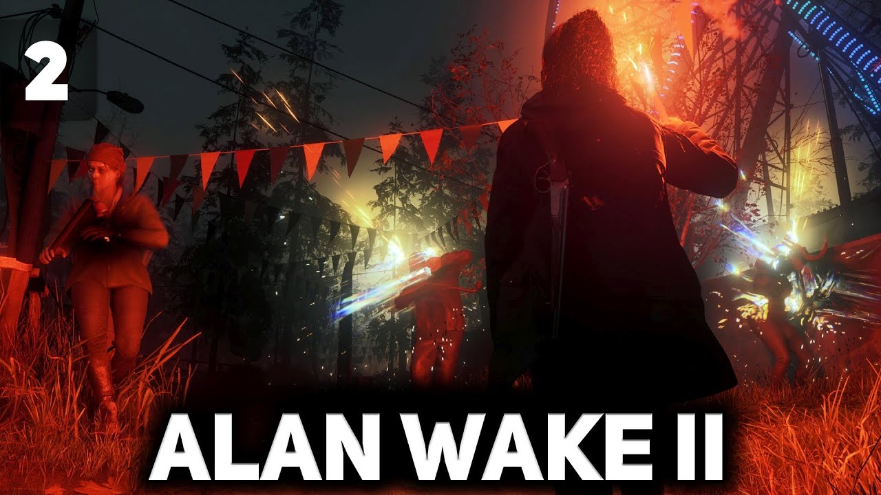 Сага Андерсон ночью в проклятом лесу совсем одна 😱 Alan Wake 2 [PC 2023] #2