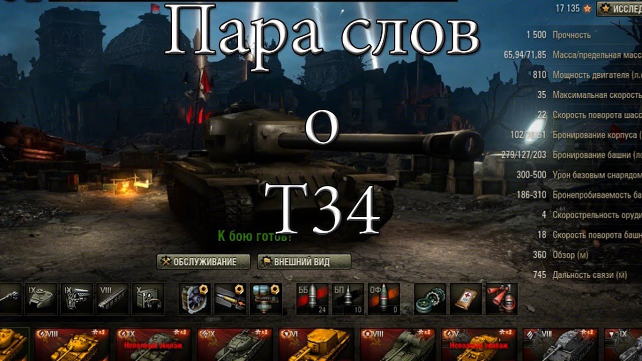 World of Tanks Пара слов о T34