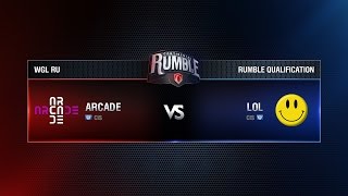 Превью: LOL TEAM vs ARCADE Match 1 Continental Rumble Quals