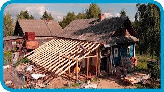 Превью: ПЕРВЫЙ РАЗ В ЖИЗНИ ДЕЛАЮ КРЫШУ! ТЕРРАСА ДЛЯ ДОМА В ДЕРЕВНЕ