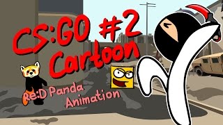 Превью: CS:GO Cartoon #2 Ninja. Re:DPanda Animation. RanZar