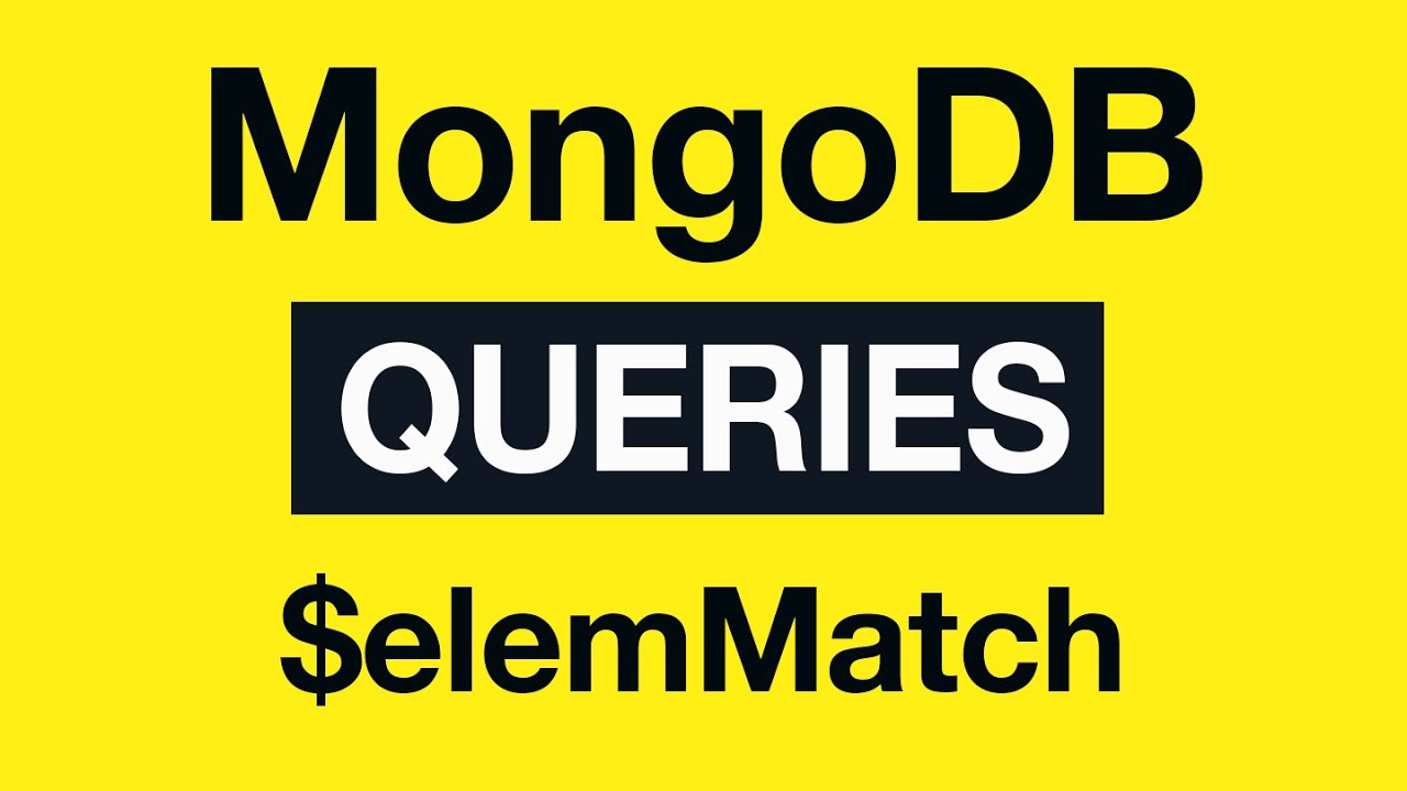 14 MongoDB Queries - $elemMatch operator